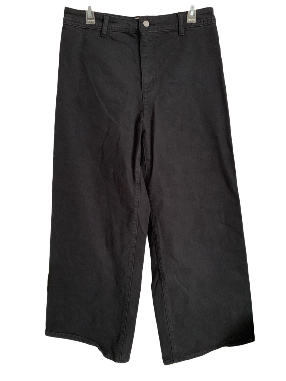 UNIVERSAL THREAD Women’s Black Sailor Wide Leg Heavyweight Cotton Lycra Jeans